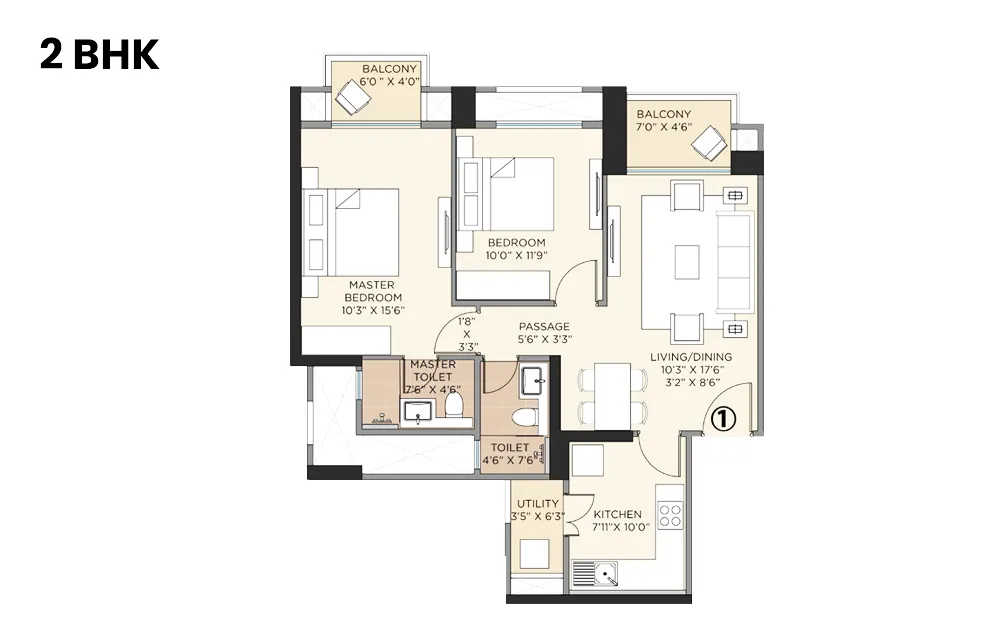 2 BHK